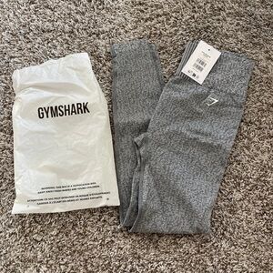 Gymshark Marl Seamless Leggings - Light Grey Marl